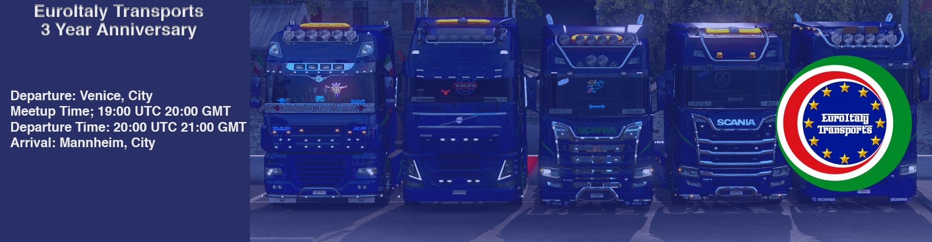 EuroItaly Transports | 3 Years Anniversary