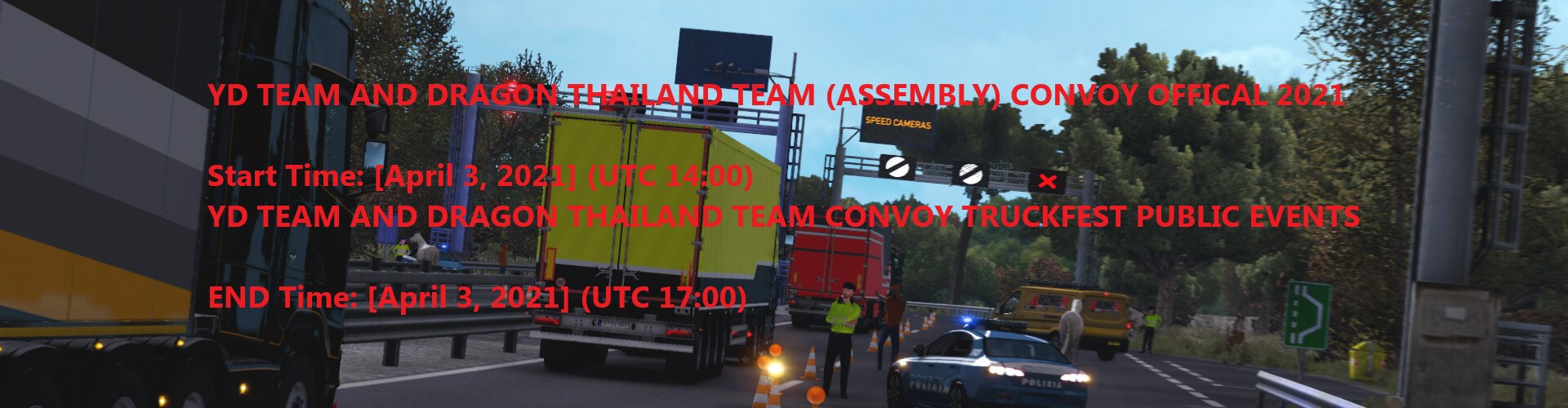 YD TEAM AND DRAGON THAILAND TEAM (ASSEMBLY) Convoy Offical 2021