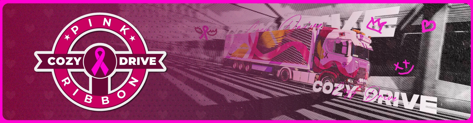 A Cozy Drive in February with Pink Ribbon VTC