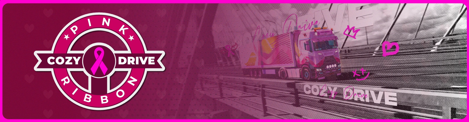 A Cozy Drive in March with Pink Ribbon VTC