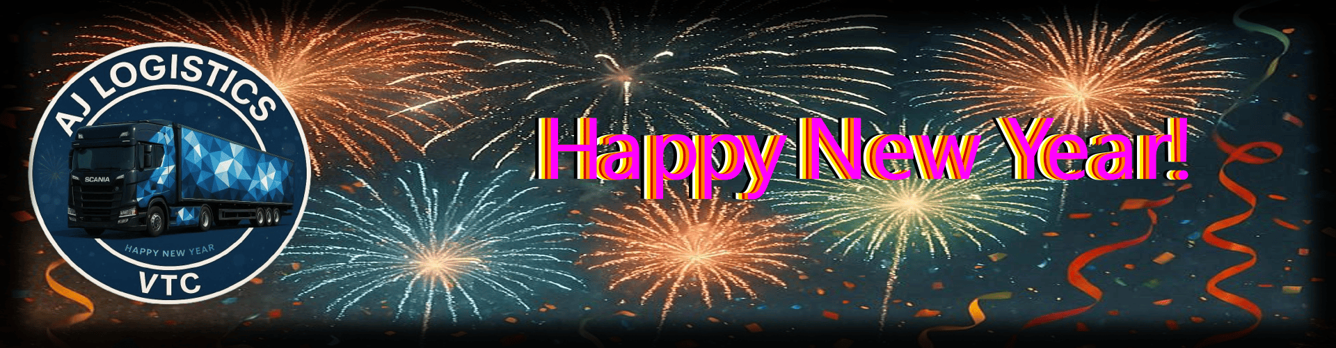 AJ Logistics VTC  New Year eve convoy