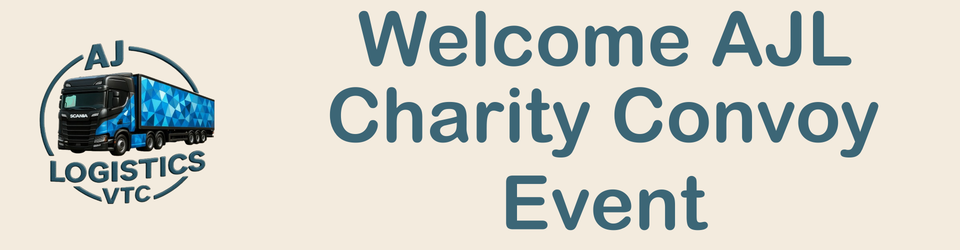 AJ Logistics VTC Stroke Awareness Charity Convoy