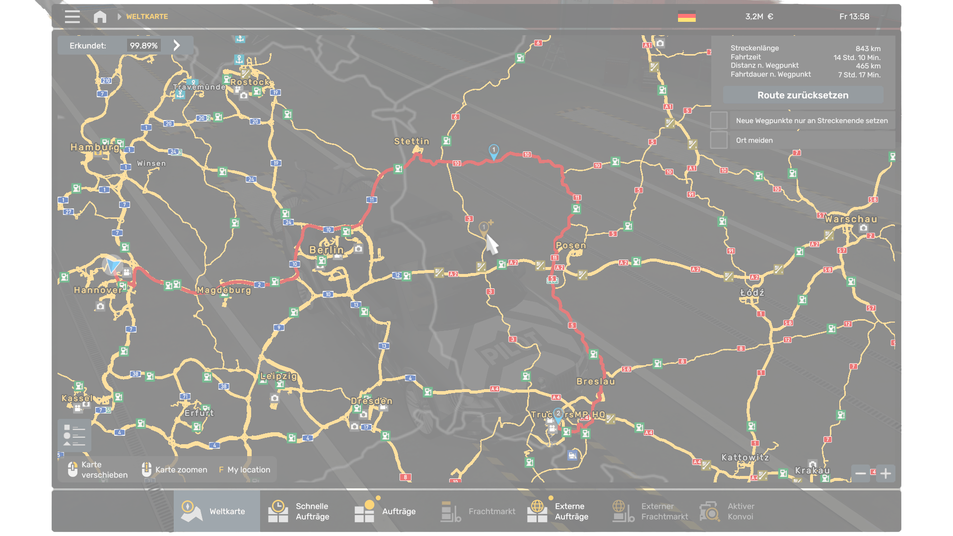 Abschluss konvoi der Pieschen logistik Gmbh