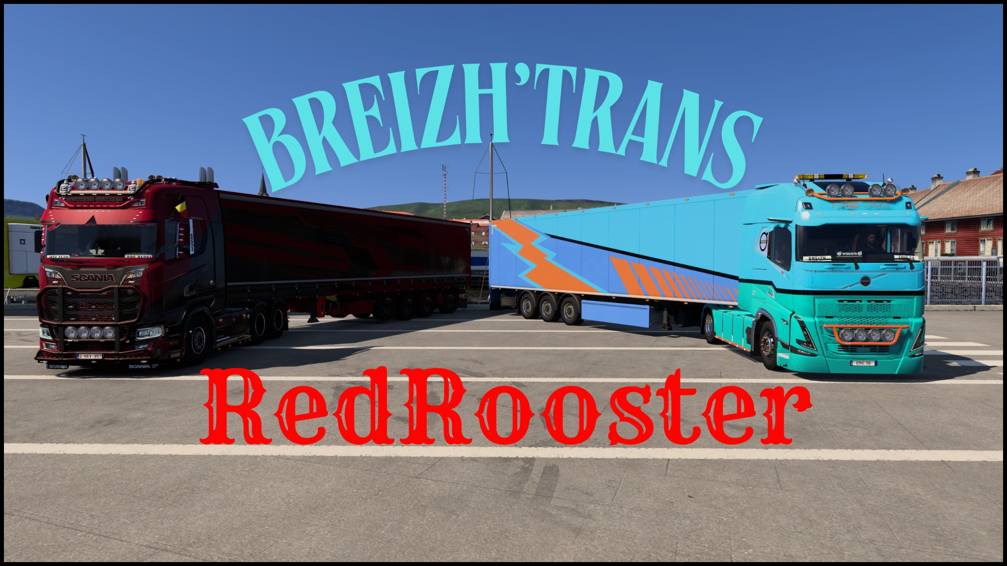 Convoi de la Breizh'Trans - Team RedRooster