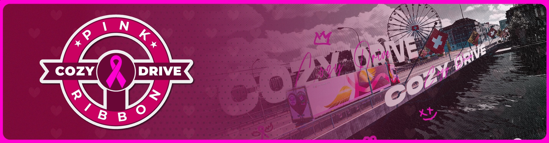 A Cozy Drive in May with Pink Ribbon VTC