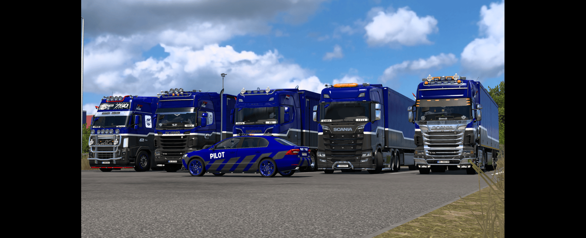 Convoy through the Arctic Circle