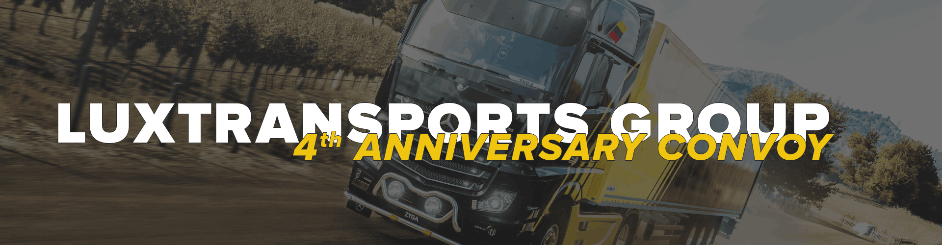 LuxTransports Group 4th Anniversary Convoy