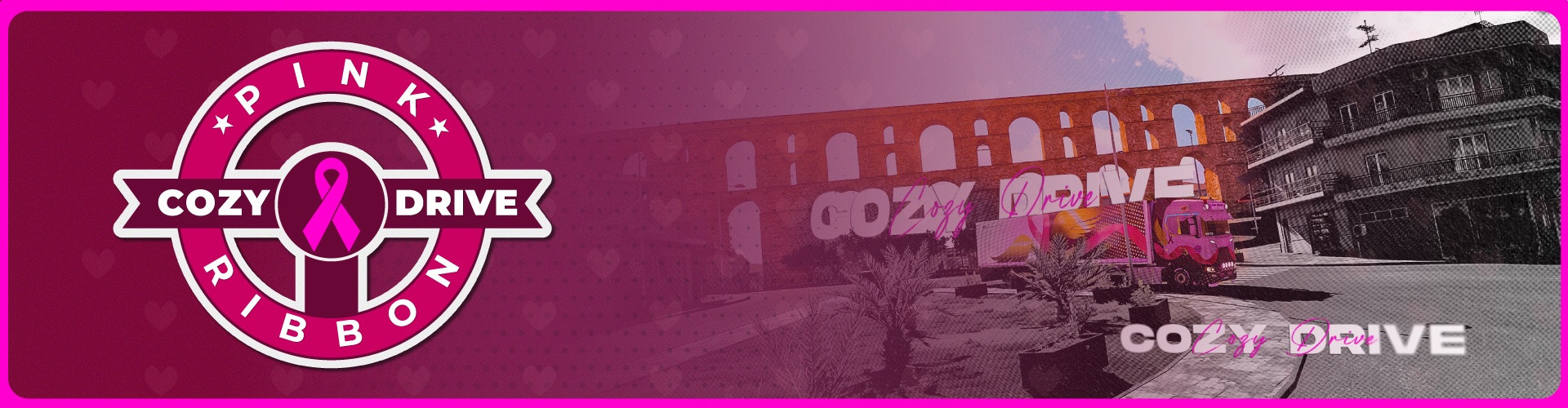 A Cozy Drive in June with Pink Ribbon VTC