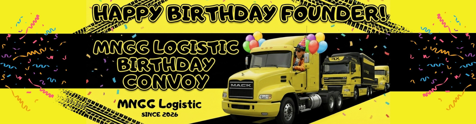 MNGG Logistic Owner Birthday Convoy