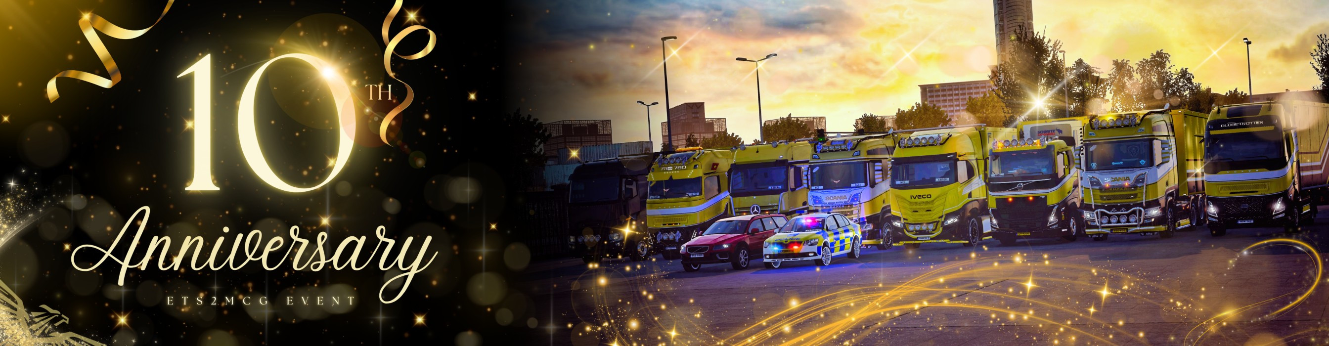 ETS2MCG 10th Anniversary Convoy