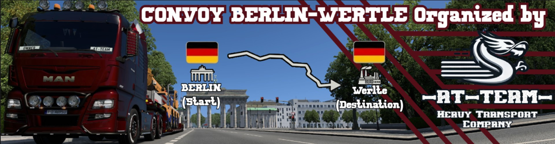 Spring AT-TEAM convoy Berlin -> Werlte