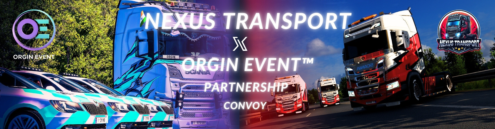 NEXUS TRANSPORT x ORGIN EVENT PARTNERSHIP CONVOY