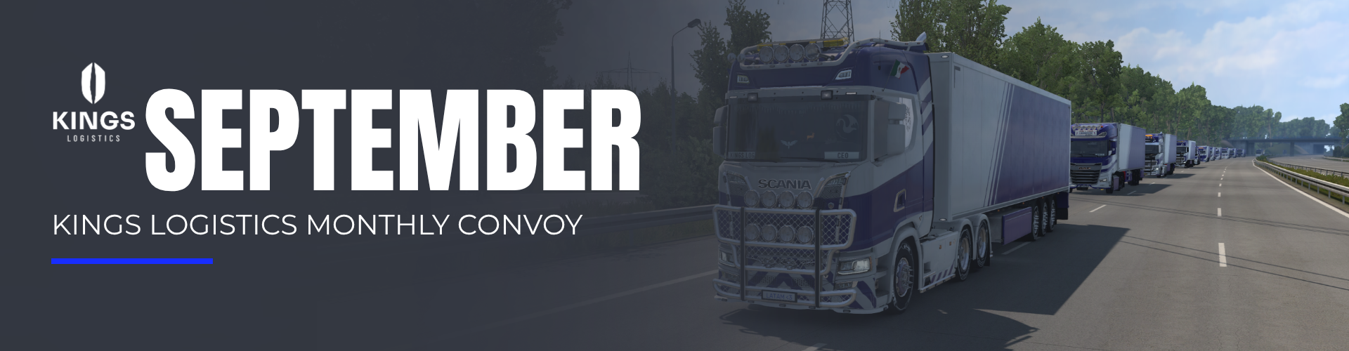 Banner de Kings Logistics Monthly Convoy #11