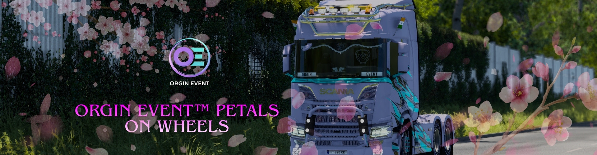 Orgin Event™ Petals on Wheels