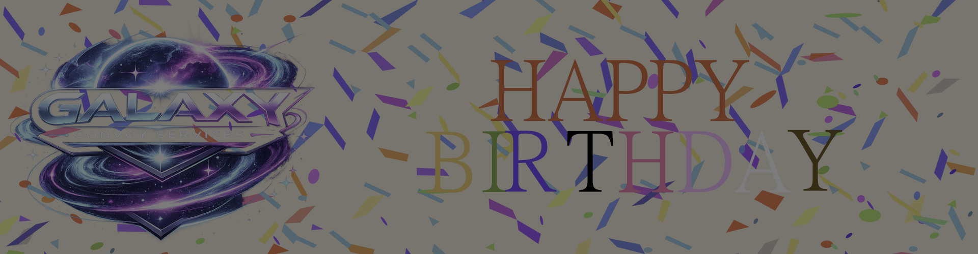 Galaxy Convoy Services | CM - MJ1299 BIRTHDAY CONVOY