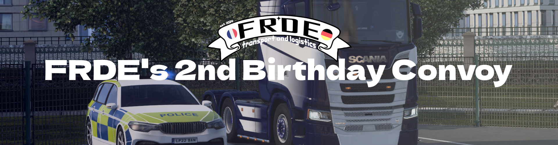 FRDE's 2nd Birthday Convoy! 🎉🚛