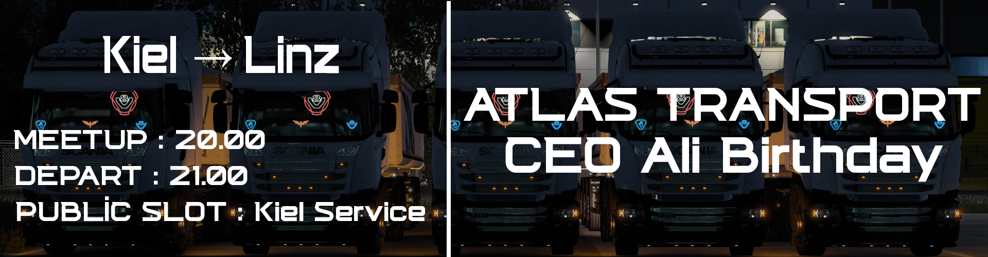 Atlas Transport® CEO Ali Birthday Convoy