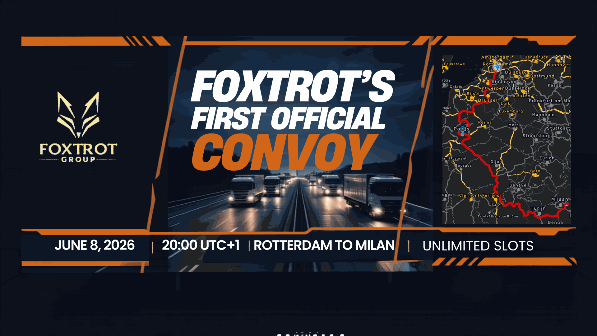 Foxtrot’s First Official Convoy