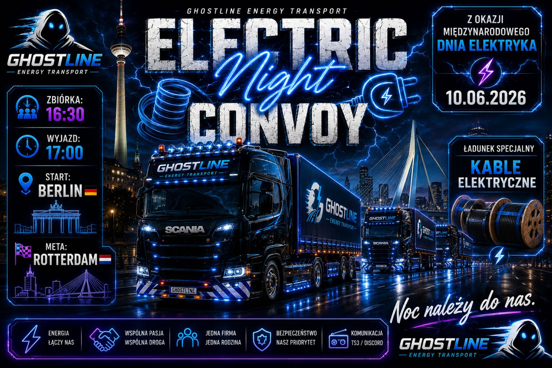 Electric Night Convoy