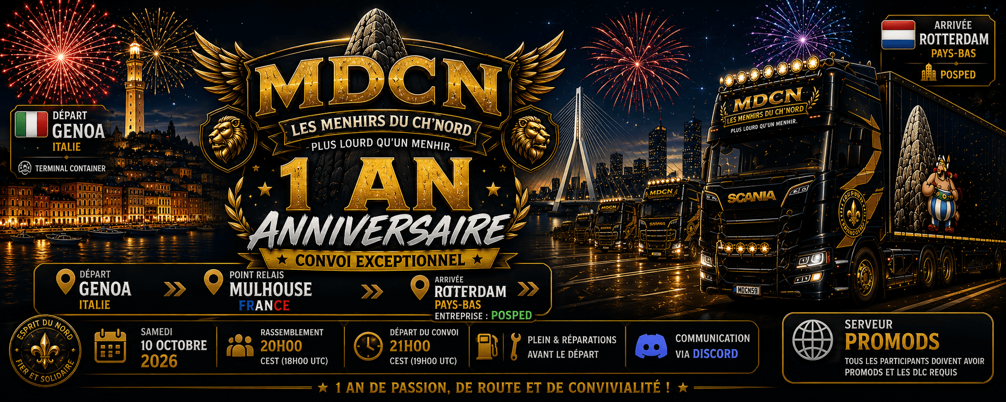 🎉 Les Menhirs du Ch'nord - 1 An de Route 🎉