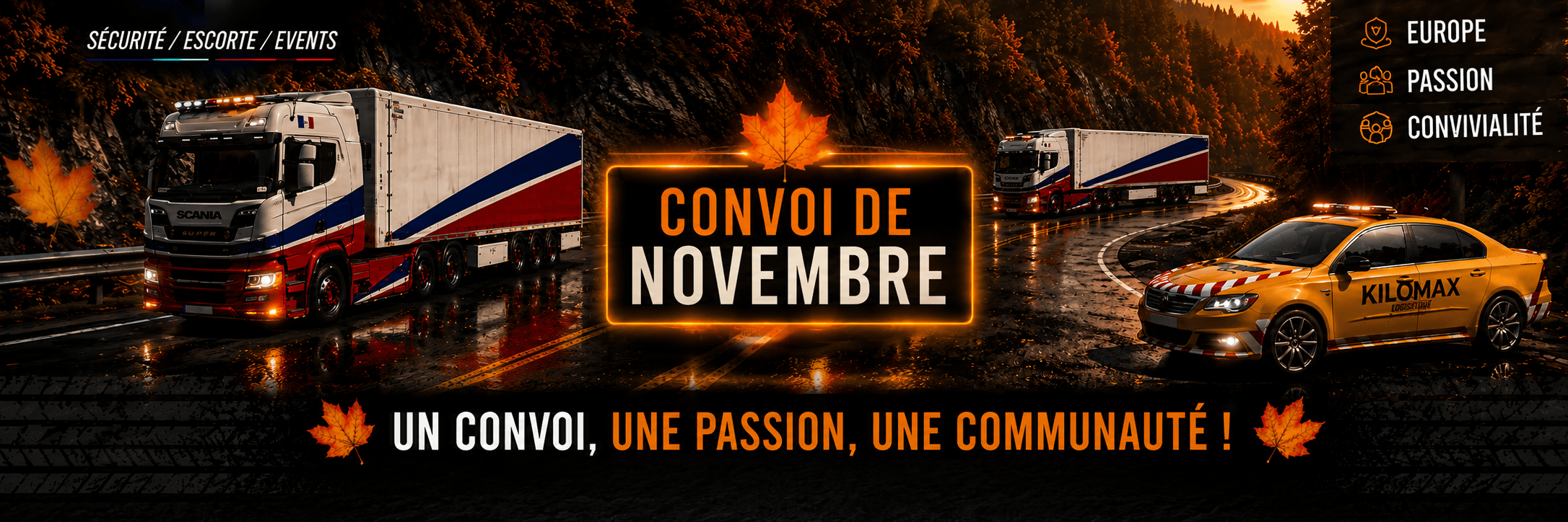 🍂 KILOMAX OFFICIEL – Convoi inter team Novembre