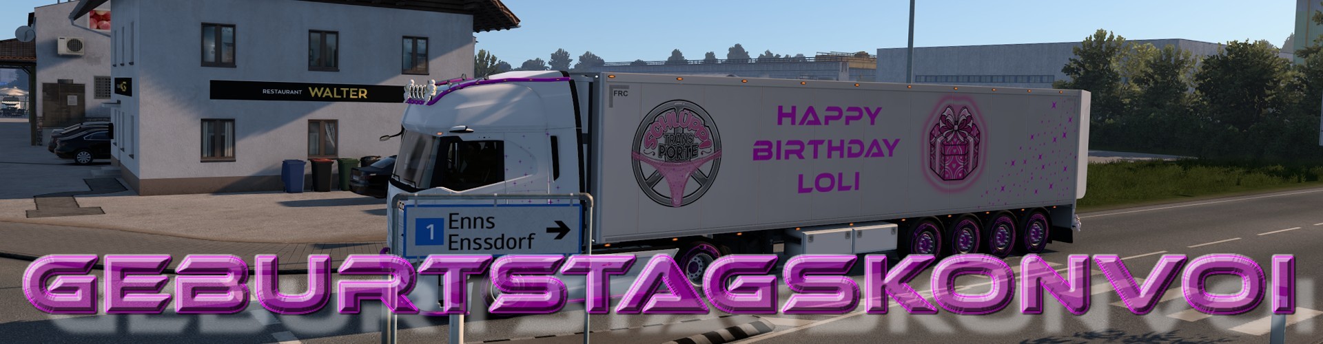 Locooja Geburstag´s Community Connect Convoy Schlüppi Transporte