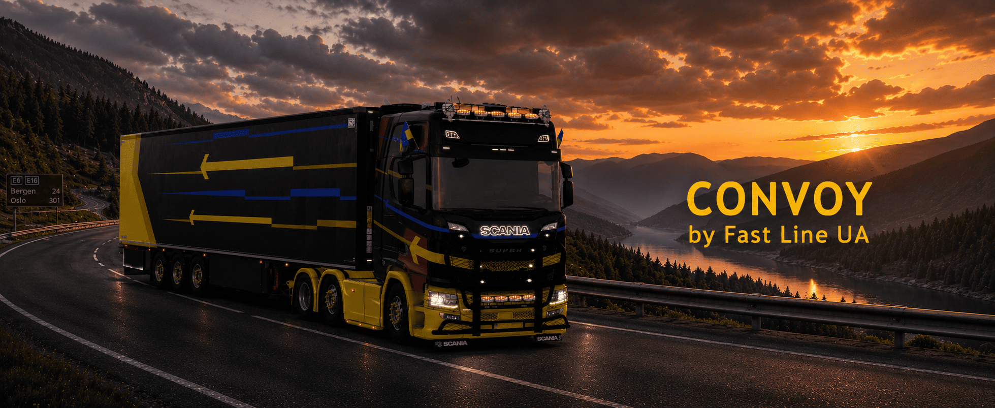 Weekly open convoy by Fast Line UA #1
