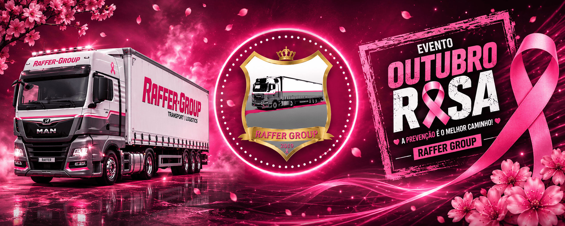 🚛🌸 EVENTO OUTUBRO ROSA – RAFFER GROUP 🌸🚛