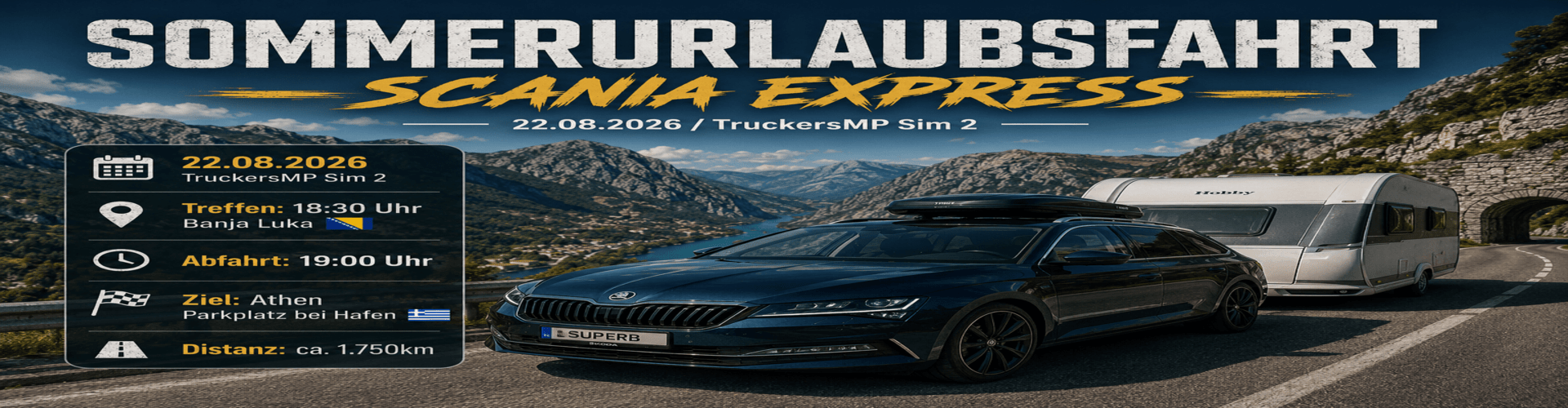 SOMMERURLAUBSFAHRT SCANIA EXPRESS