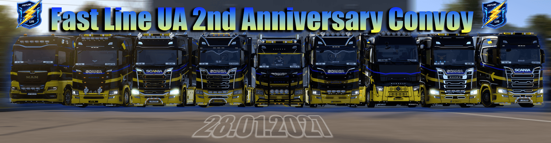 Fast Line UA 2nd Anniversary Convoy