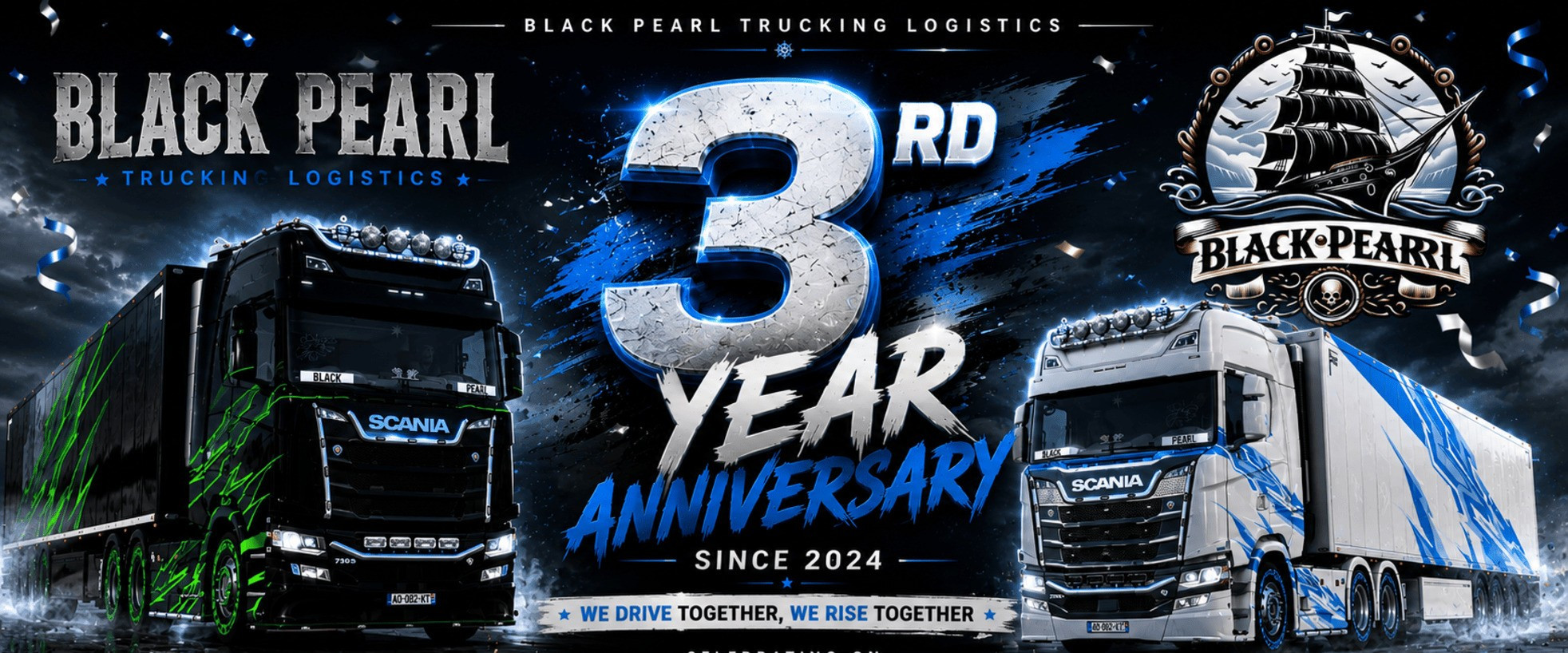 3rd Anniversary - Black Pearl Trucking Logistics