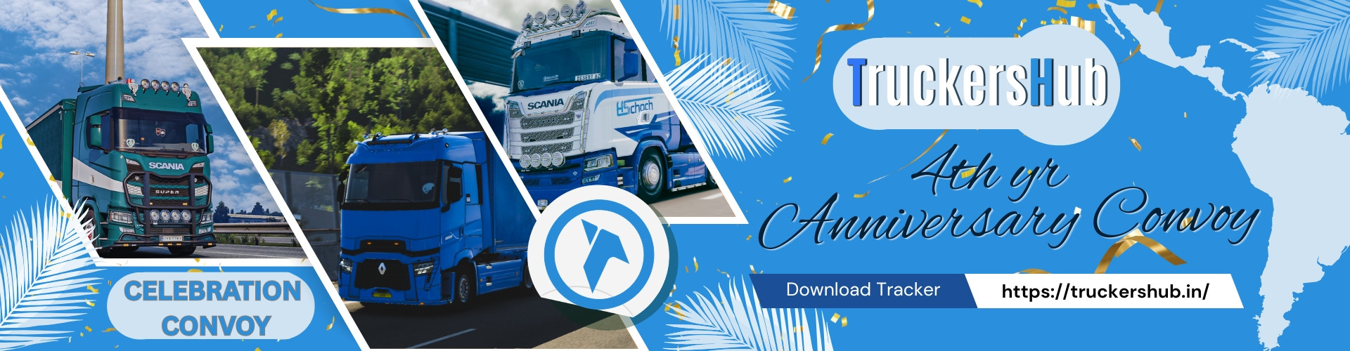 TruckersHub 4th Anniversary Convoy