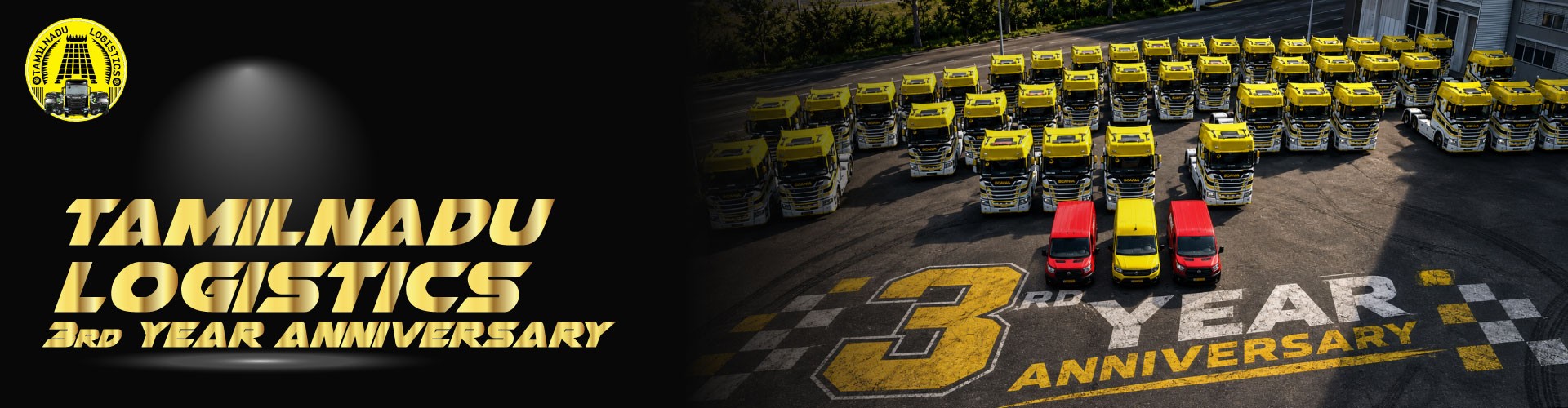 TAMILNADU LOGISTICS celebrating 3 Years on the Road
