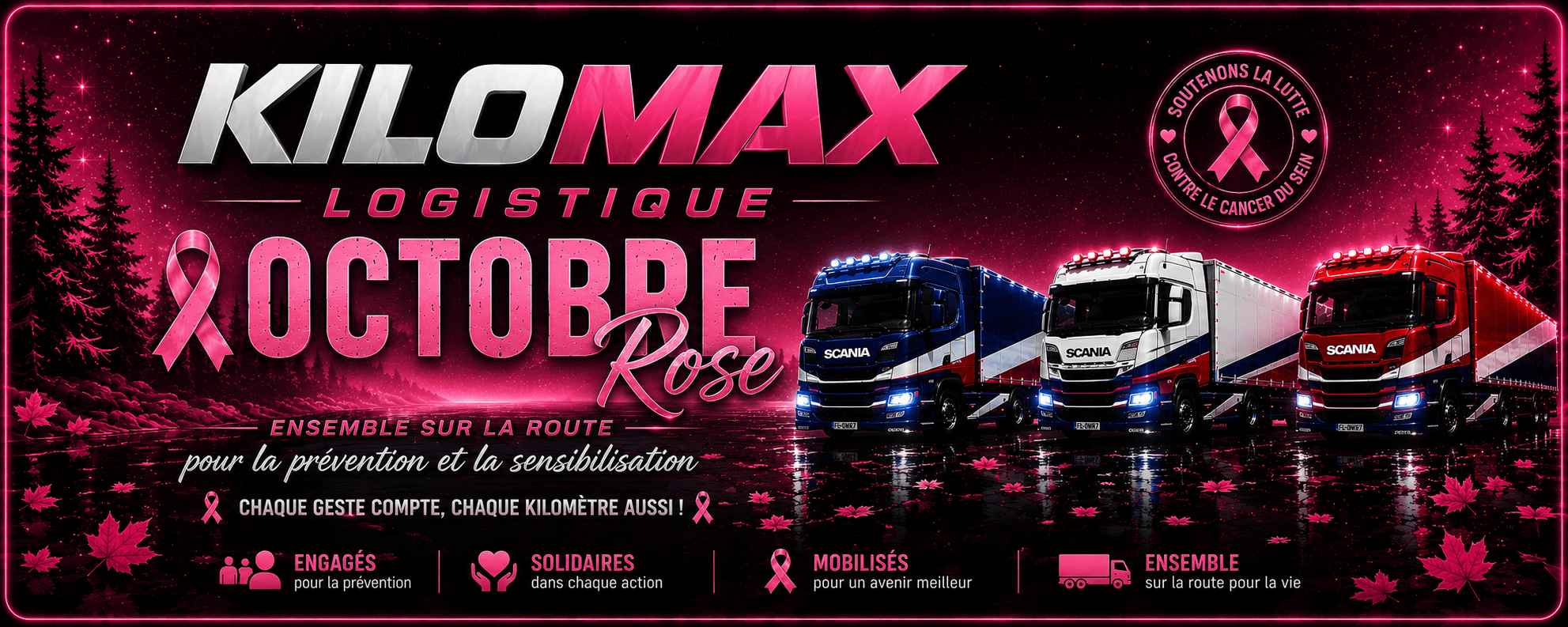 🎀KILOMAX Logistique | Pink October Convoy 🎀 #1