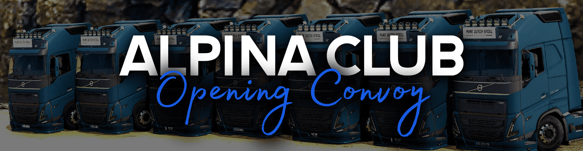 Alpina Club Opening Convoy
