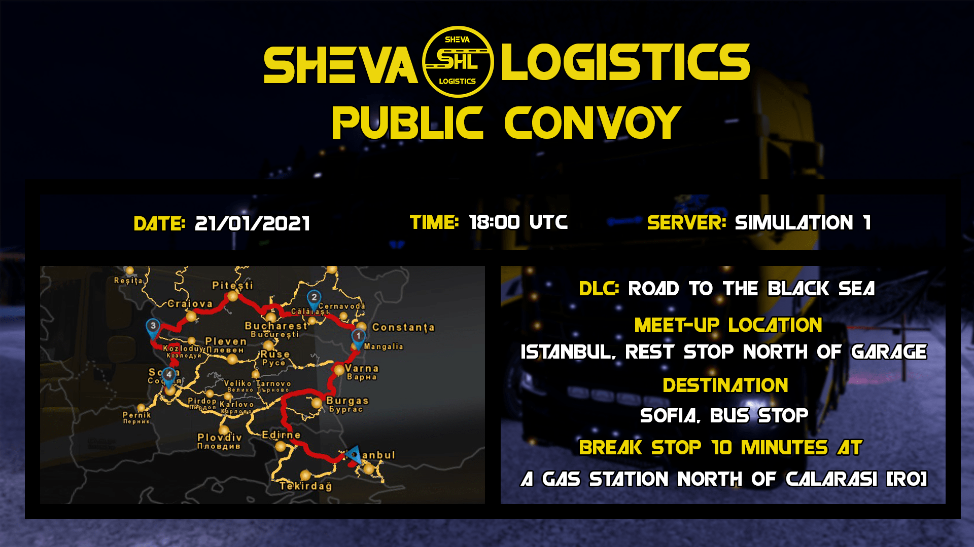 Convoy Route