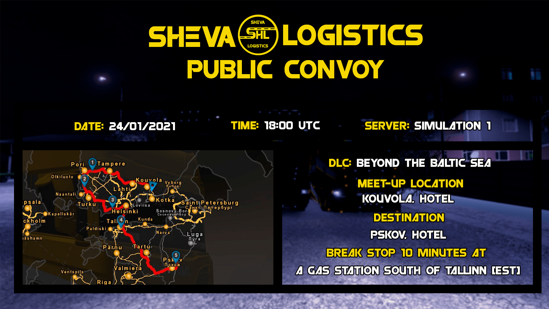 Convoy Route