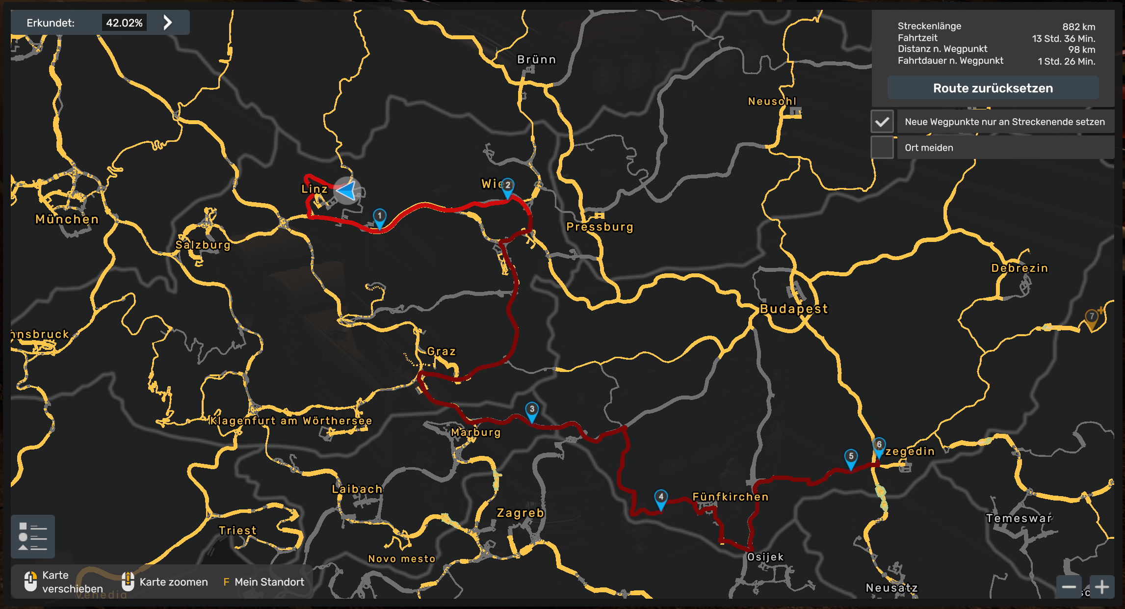 Kartenansicht - Asphalt-King Tag der Arbeit Convoy