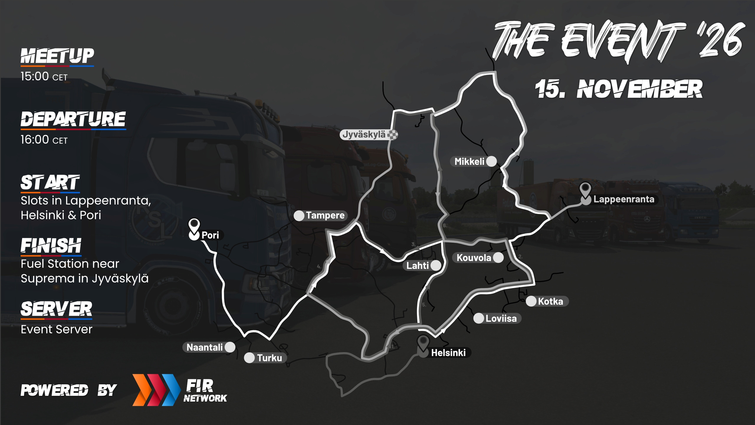 Kartenansicht - The Event '26 - by FLG & RSL