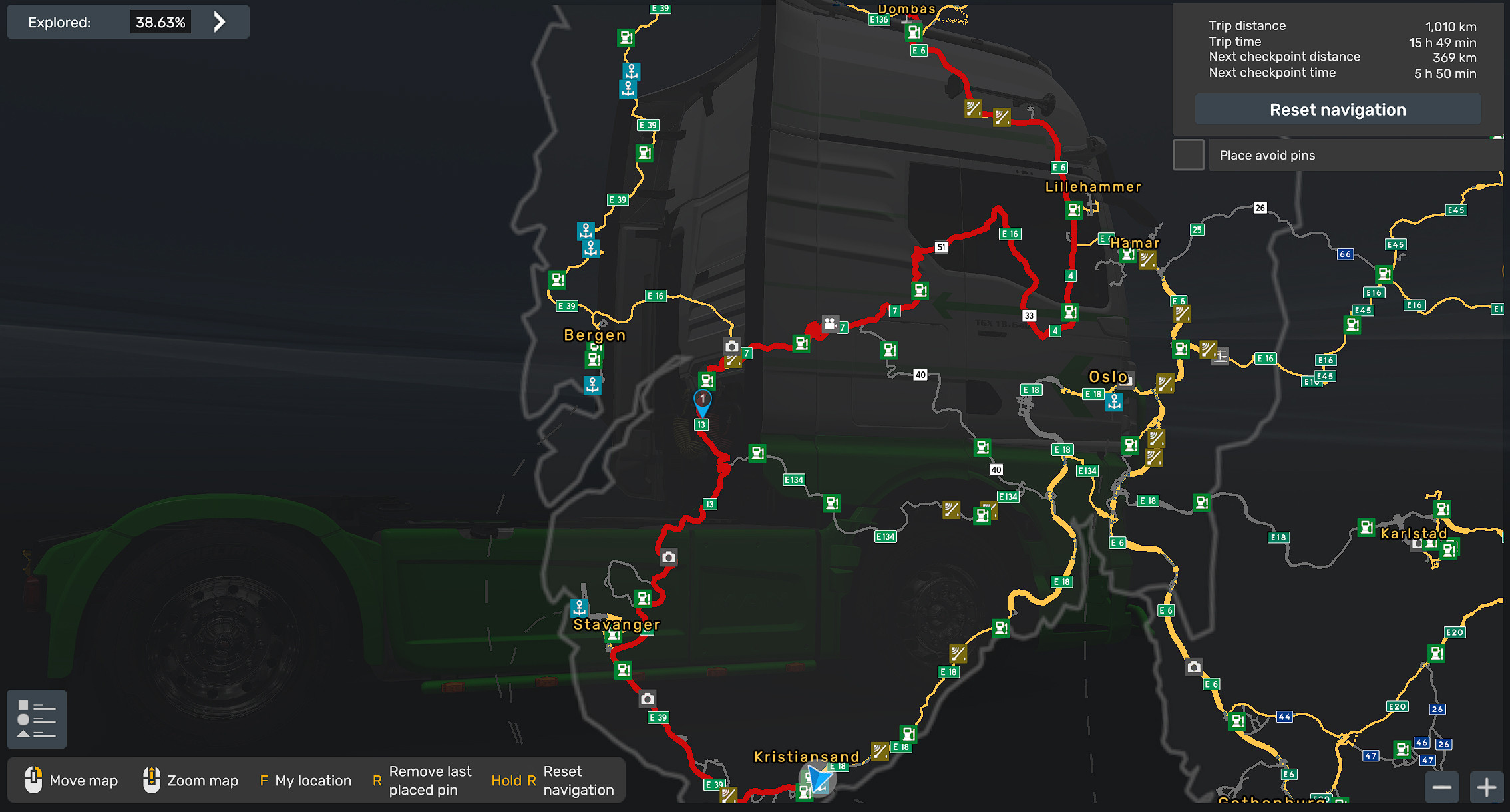 Kartenansicht - Lime's Logistics Monthly Convoy #10