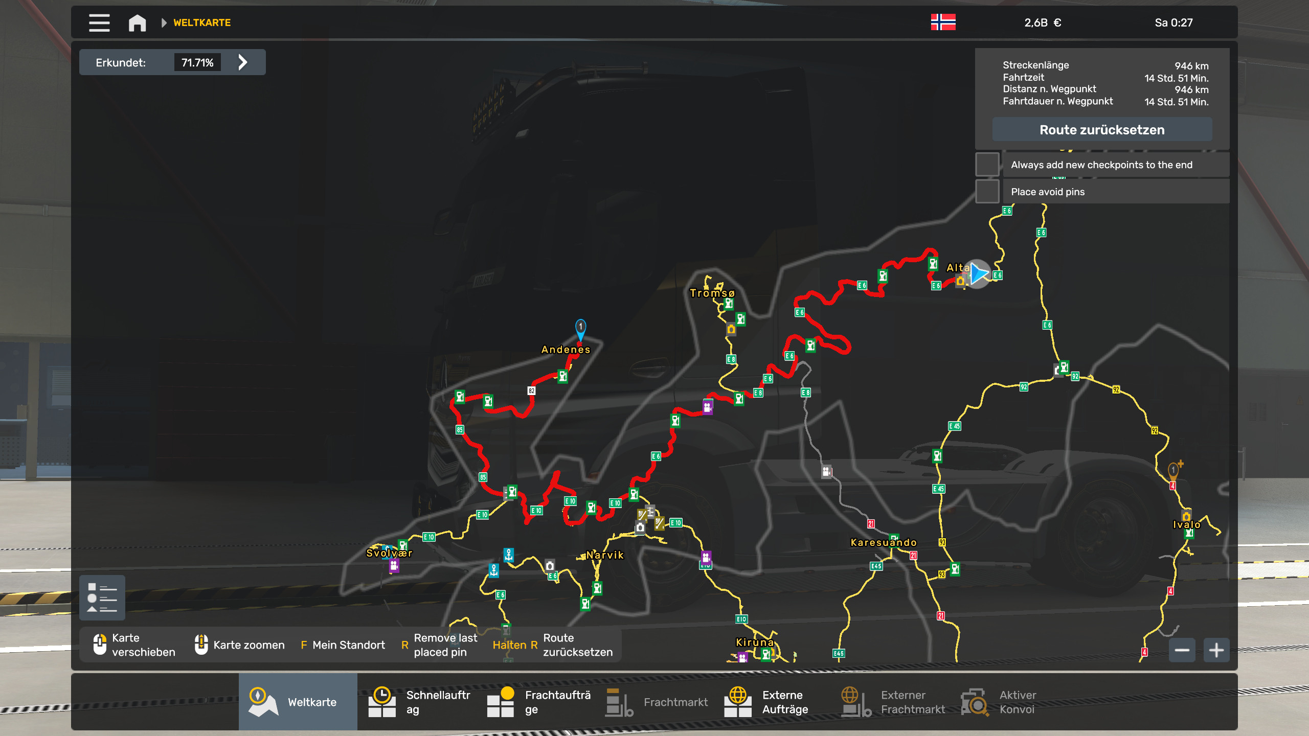 Kartenansicht - Asphalt-King | September Convoy