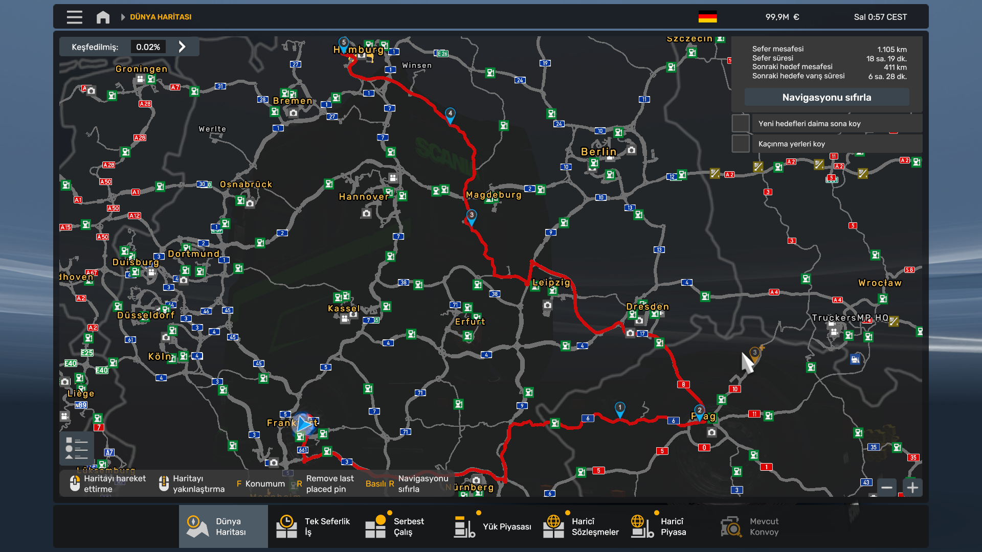 Kartenansicht - Noxen Group 1st Anniversary Convoy