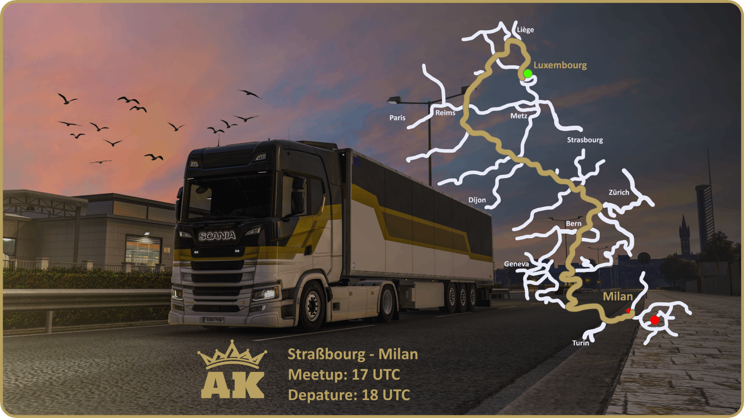 Kartenansicht - Asphalt-King | 9th Anniversary Convoy