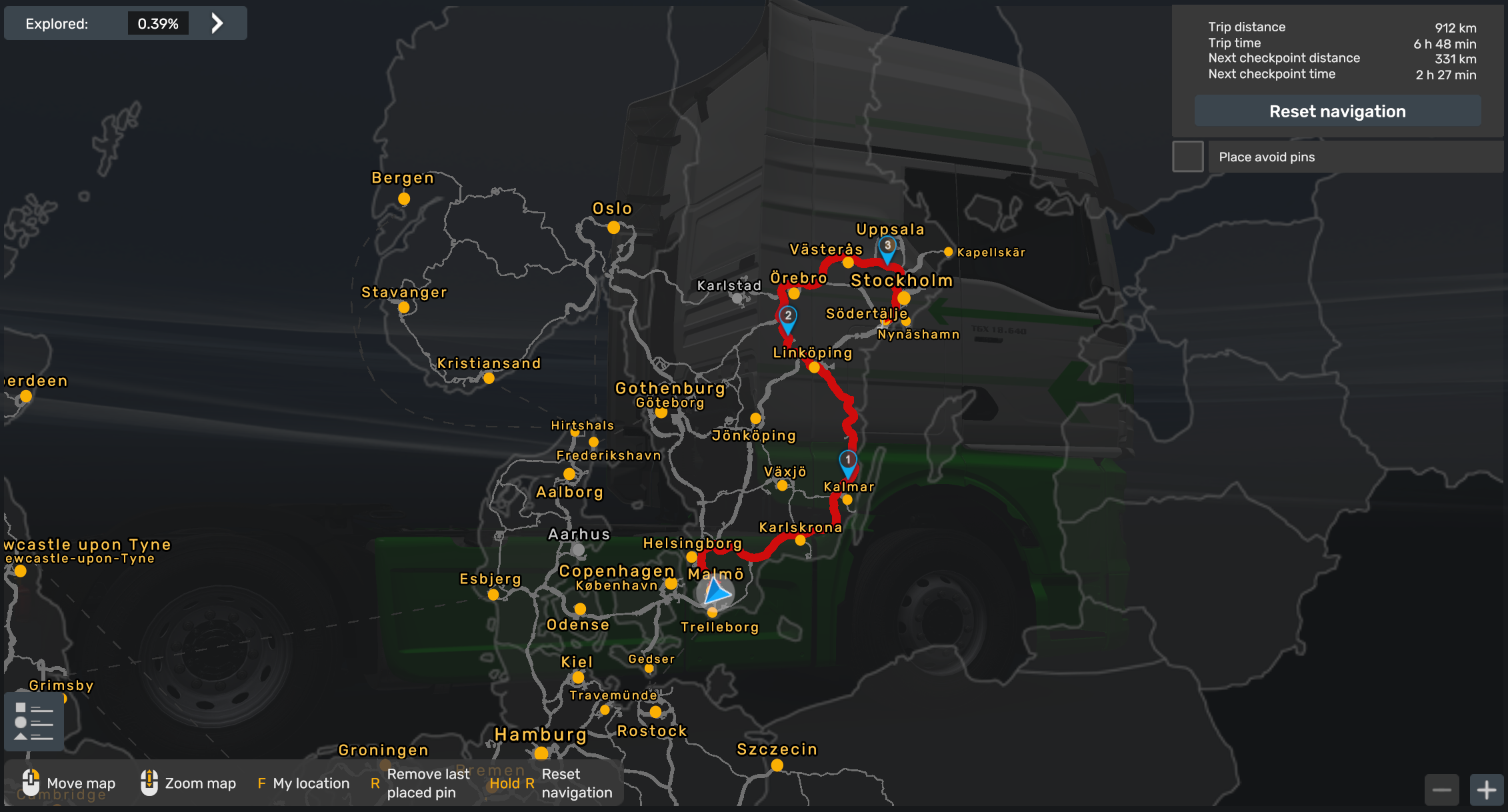 Kartenansicht - Lime's Logistics Monthly Convoy #11