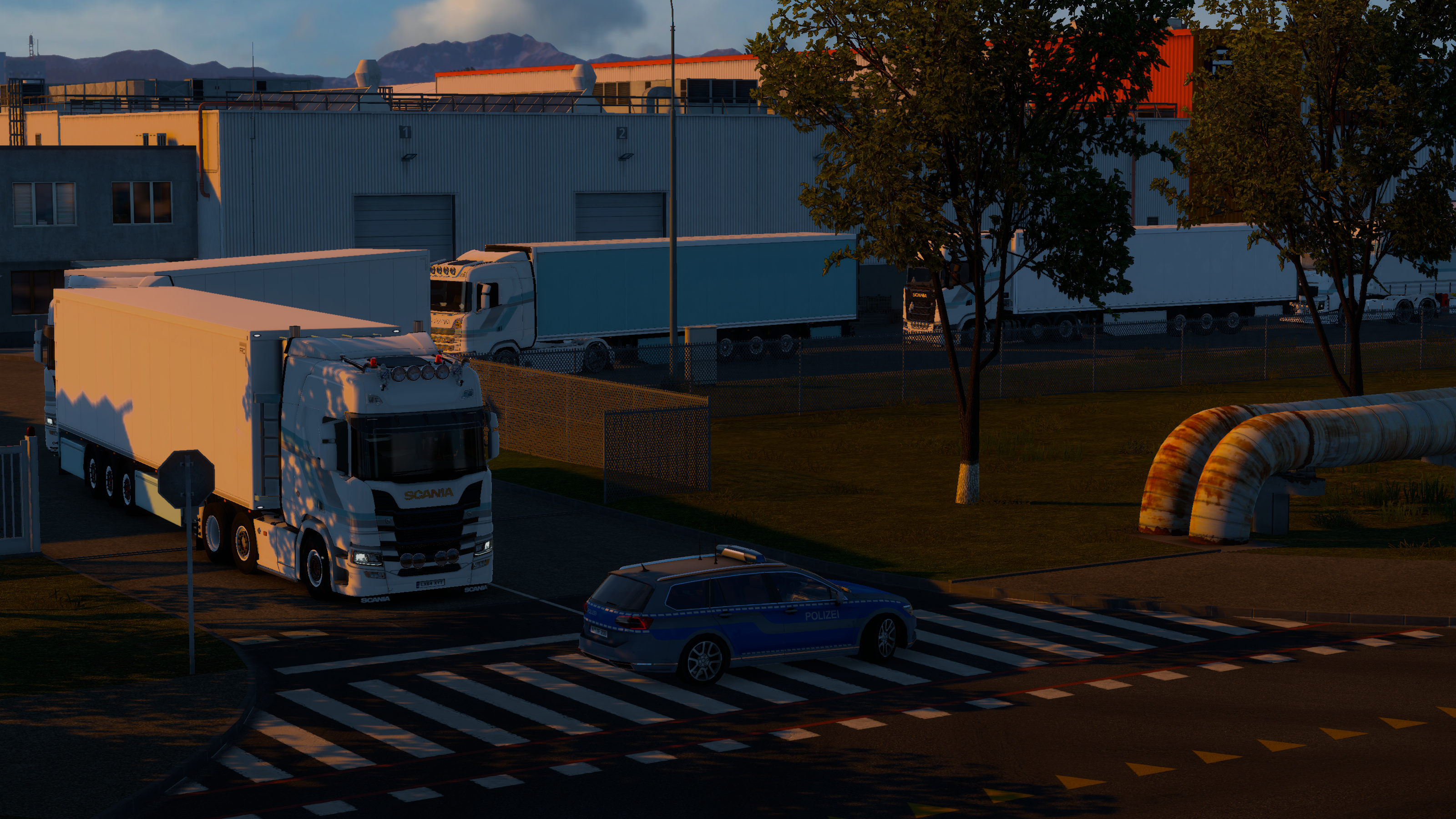 Preparing to depart!