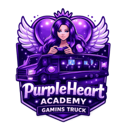 Purple Heart Academy Gaming Truck's VTC logo