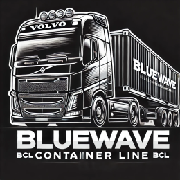 Blue Line Containers Logo Virtual Trucking Company - BlueWave Container Line — TruckersMP